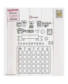 Nellie Snellen Clear Stamps Plan It (NSCS016) (OUTLET)