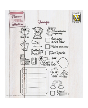 Nellie Snellen Clear Stamps To-do's & More (NSCS015) (OUTLET)