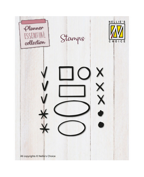 Nellie Snellen Clear Stamps Checkpoints 2 (NSCS012) (OUTLET)