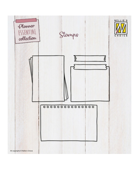 Nellie Snellen Clear Stamp Planner Essential Checklists (NSCS010) (OUTLET)