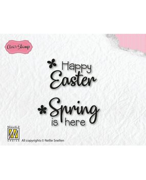 Nellie Snellen Clear Stamp Easter and Spring (NSCS003) (OUTLET)