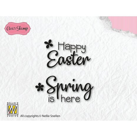 Nellie Snellen Clear Stamp Easter and Spring (NSCS003) (OUTLET)