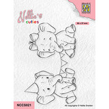 Nellie Snellen Nellie's Cuties Clear Stamps Happy Birthday (NCCS021) (OUTLET)