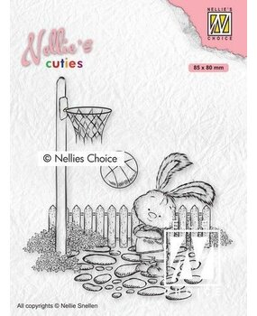 Nellie Snellen Nellie's Cuties Clear Stamps Lars the Sportsman (NCCS006) (OUTLET)