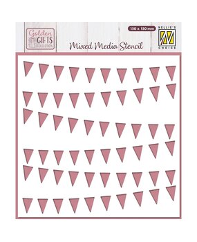 Nellie Snellen Golden Gifts Stencil Spring Banners (MMS4K-092) (OUTLET)