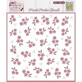 Nellie Snellen Mixed Media Stencil Spring Flowers (MMS4K-089) (OUTLET)