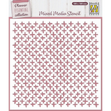 Nellie Snellen Mixed Media Stencil Planner Essential Plus Signs (MMS4K-066) (OUTLET)