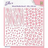 Nellie Snellen Mixed Media Stencil Animal Prints (MMS4K-058) (OUTLET)
