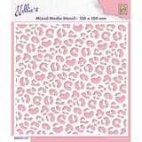 Nellie Snellen Mixed Media Stencil Leopard (MMS4K-057) (OUTLET)