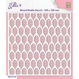 Nellie Snellen Mixed Media Stencil Leaves (MMS4K-049) (OUTLET)