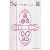 Nellie Snellen Multi Frame Dies Eggshaped Box (MFD175) (OUTLET)