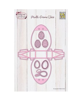 Nellie Snellen Multi Frame Dies Eggshaped Box (MFD175) (OUTLET)