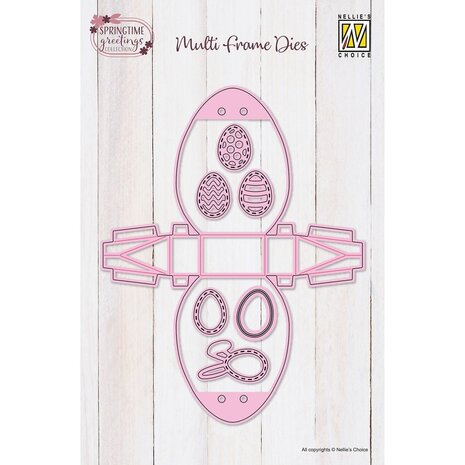 Nellie Snellen Multi Frame Dies Eggshaped Box (MFD175) (OUTLET)