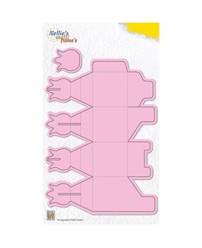 Nellie Snellen Nellie's Multi Frame Dies Wrapping Box Tulip (MFD161) (OUTLET)