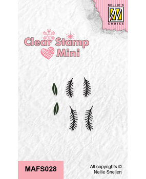 Nellie Snellen Pine Branches Clear Stamps Mini (MAFS028) (OUTLET)