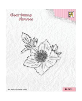 Nellie Snellen Clear Stamp Flowers Helleborus (FLO032) (OUTLET) Nellie Snellen Clear Stamp Flowers Helleborus (FLO032) (OUTLET)