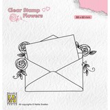 Nellie Snellen Flowers Clear Stamps Love Letter (FLO023) (OUTLET)