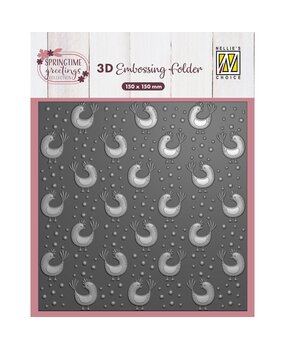 Nellie Snellen 3D Embossing Folder Chicken (EF3D113) (OUTLET)