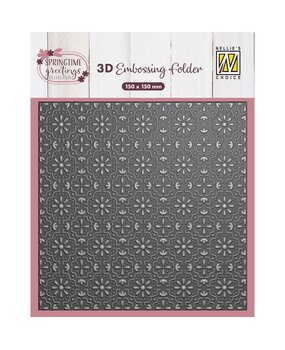 Nellie Snellen 3D Embossing Folder Easter Tiles (EF3D112) (OUTLET)