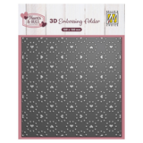 Nellie Snellen 3D Embossing Folder Hearts & Dots (EF3D103) (OUTLET)