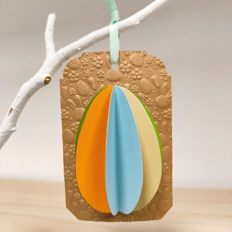 Nellie Snellen 3D Embossing Folder Bunny's Carrots (EF3D085) (OUTLET)