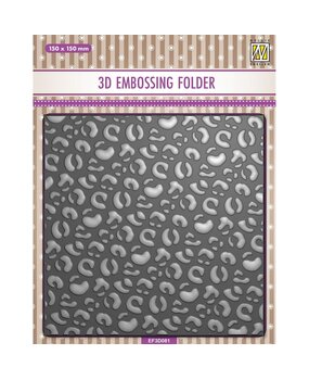 Nellie Snellen 3D Embossing Folder Leopard (EF3D081) (OUTLET) Nellie Snellen 3D Embossing Folder Leopard (EF3D081) (OUTLET)