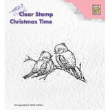 Nellie Snellen Christmas Time Clear Stamps Christmas Birds (CT015) (OUTLET)