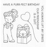My Favorite Things Purr-fect Birthday Clear Stamps (YUZU-007) (OUTLET)
