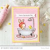 My Favorite Things Scallop Stripe Clear Stamps (SY-33) (OUTLET)
