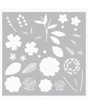 My Favorite Things Flower Bouquet Builder Stencil (ST-166) (OUTLET)