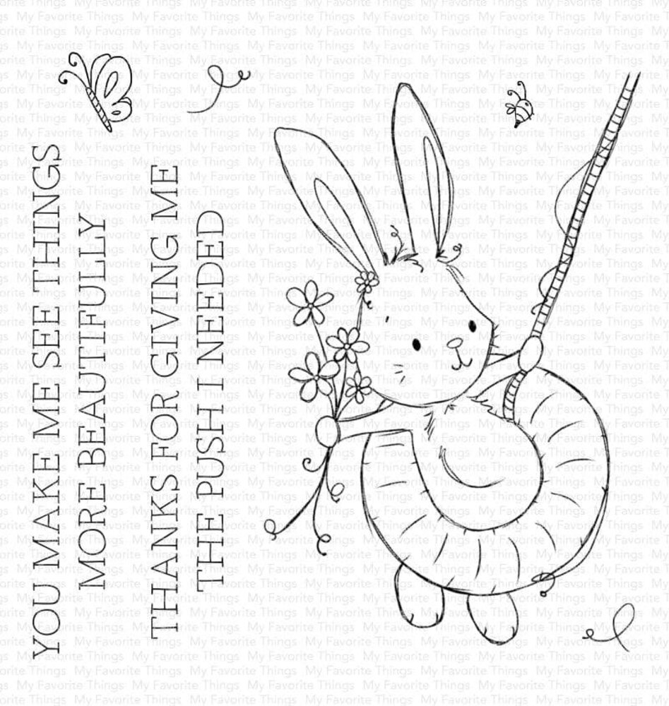 My Favorite Things Beautiful Bunny Clear Stamps (RAM-032) (OUTLET)