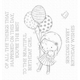 My Favorite Things Beautiful Birthday Girl Clear Stamps (RAM-018) (OUTLET)