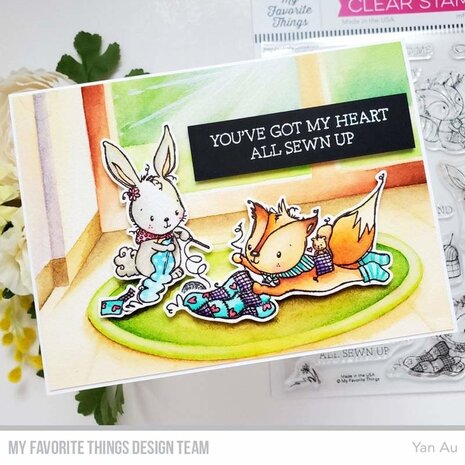 My Favorite Things Crafty Companions Clear Stamps (RAM-017) (OUTLET)