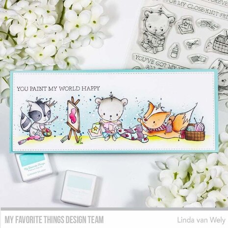 My Favorite Things Crafty Companions Clear Stamps (RAM-017) (OUTLET)
