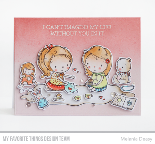 My Favorite Things Spill the Tea Clear Stamps (RAM-015) (OUTLET)