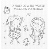 My Favorite Things Million Dollar Friends Clear STamps (RAM-014) (OUTLET)