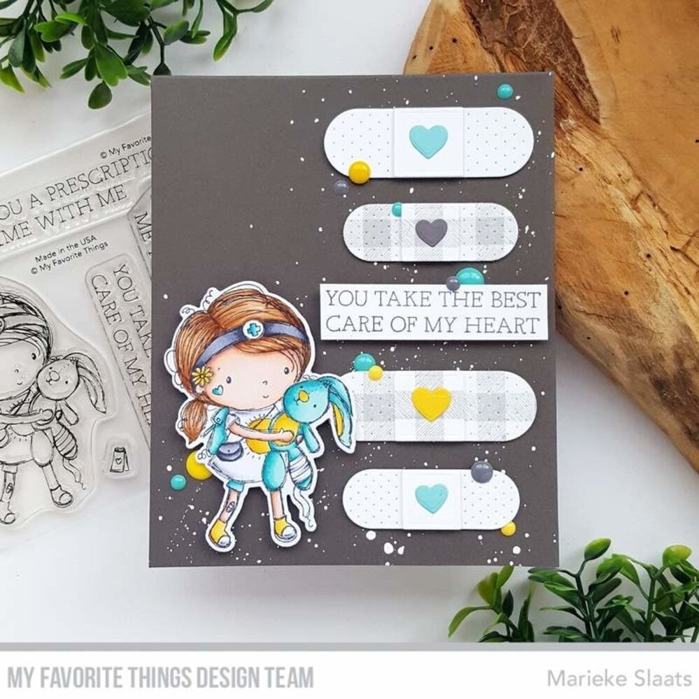 My Favorite Things Care of My Heart Clear Stamps (RAM-006) (OUTLET)