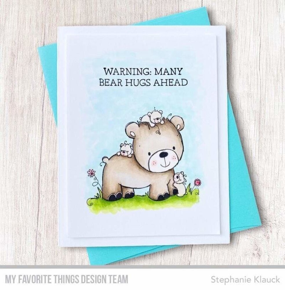 My Favorite Things Many Bear Hugs Ahead Clear Stamps (RAM-002) (OUTLET)