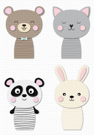 My Favorite Things Pop-Up Pals Die-namics and Stamp Set (MFT-2530) (OUTLET)