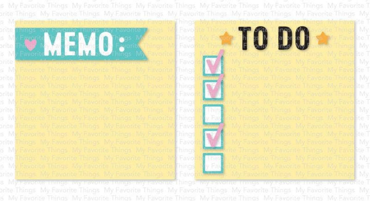 My Favorite Things Sticky Note Die-namics (MFT-2525) (OUTLET)