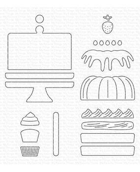My Favorite Things Dessert on Display Die-Namics (MFT-2468) (OUTLET) My Favorite Things Dessert on Display Die-Namics (MFT-2468) (OUTLET)