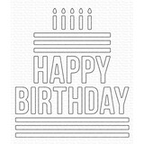 My Favorite Things Happy Birthday Centerpieces Die-namics (MFT-2351) (OUTLET)