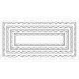 My Favorite Things Mini Slimline Double Stitched Rectangle STAX Die-namics (MFT-2160) (OUTLET)