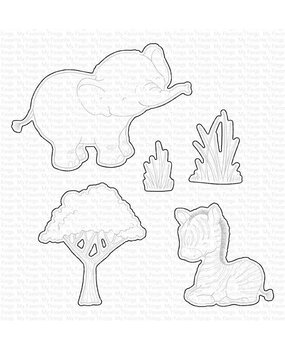 My Favorite Things Sweetest Safari Set 1 Die-namics (MFT-2066) (OUTLET) My Favorite Things Sweetest Safari Set 1 Die-namics (MFT-2066) (OUTLET)