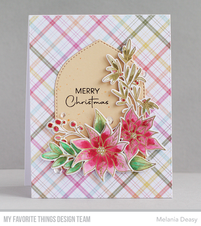 My Favorite Things Pretty Poinsettias Clear Stamps (DBD-002) (OUTLET)