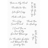 My Favorite Things Grateful Greetings Clear Stamps (CS-828) (OUTLET)