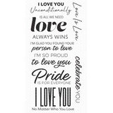 My Favorite Things Pride Is for Everyone Clear Stamps (CS-799) (OUTLET)