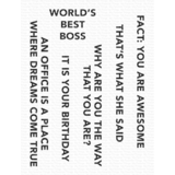 My Favorite Things The Office Clear Stamps (CS-786) (OUTLET)