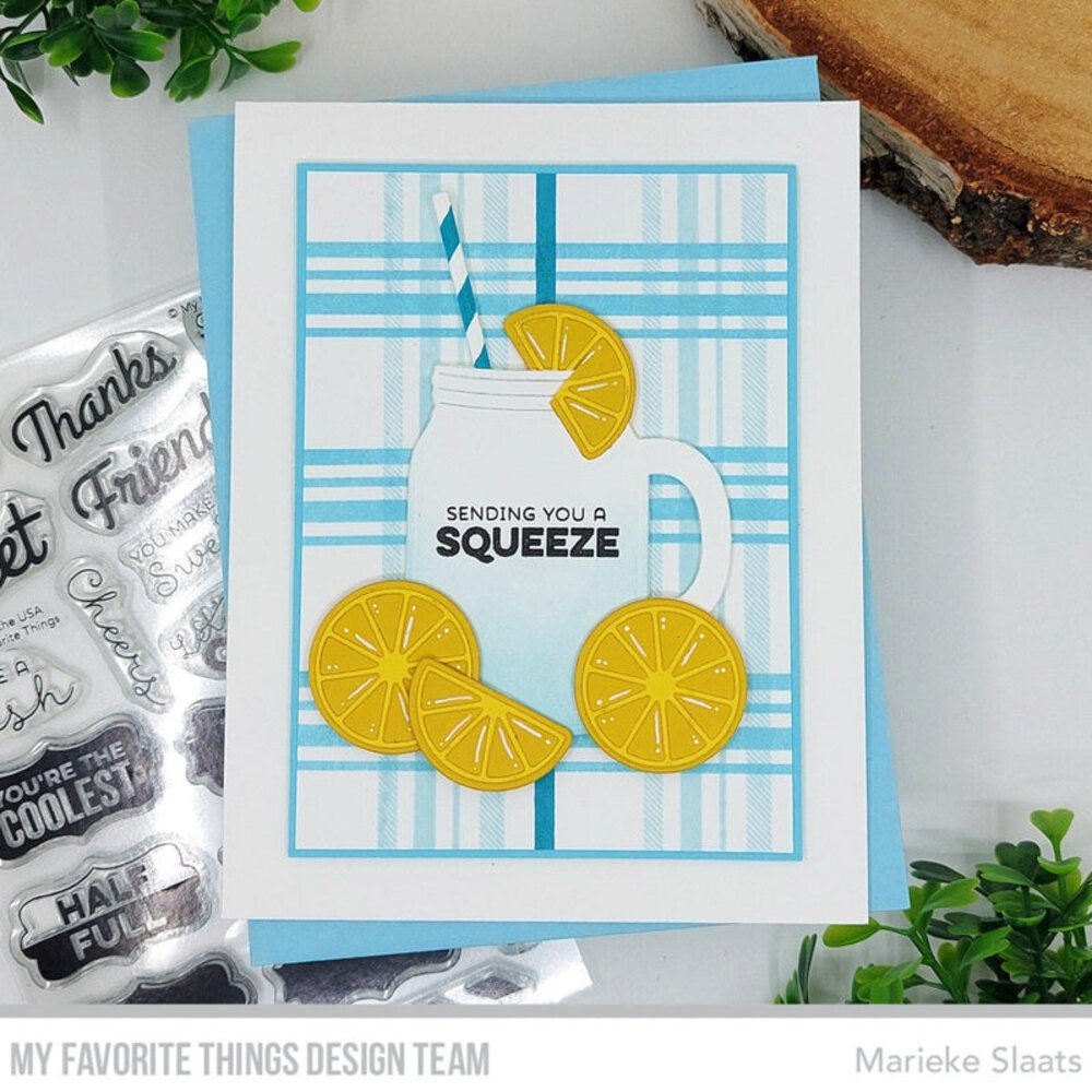 My Favorite Things Mason Jar Labels Clear Stamps (CS-765) (OUTLET)