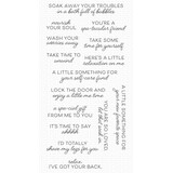 My Favorite Things Time to Unwind Clear Stamps (CS-760) (OUTLET)